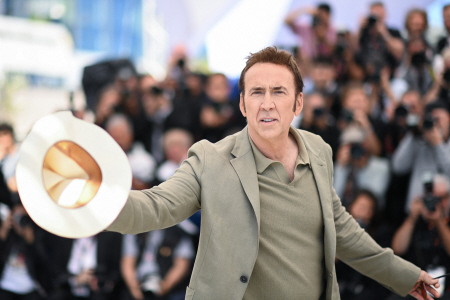 EL ACTO NICOLAS CAGE EN EL PHOTOCALL DE LA PELICULA ''SURFER'' EN EL FESTIVAL DE CANNES