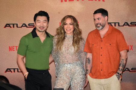 JENNIFER LOPEZ ASISTE AL ESTRENO DE SU ULTIMA PELICULA ''ATLAS'' EN MEXICO