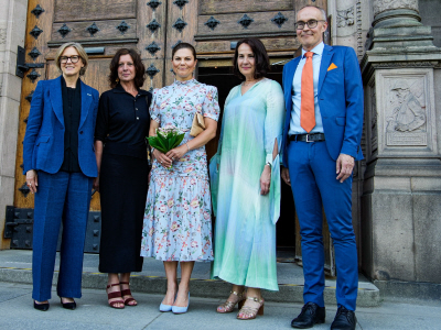 LA PRINCESA VICTORIA DE SUECIA EN UNA VISITA AL MUSEO NORDICO