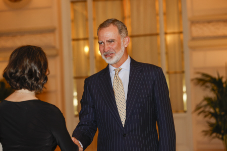 EL REY FELIPE VI AASISTE A LA 'REUNIÓN DEL PATRONATO DE LA FUNDACIÓN LAKEFIELD' EN EL REAL CASINO DE MADRID