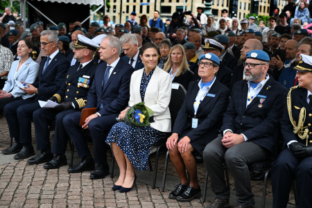 LA PRINCESA VICTORIA DE SUECIA EN EL DIA DE LOS VETRANOS CELEBRADO EN GOTEBORG